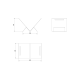 Stojak na drewno kominkowe w kształcie litery "X"